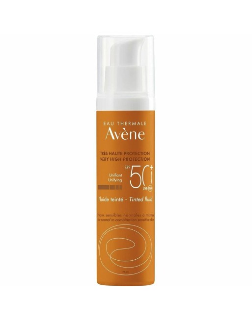 Protezione Solare Colorata Avene Tinted Fluid SPF50+ (50 ml)