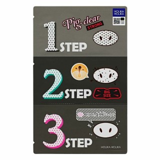 Ansigtsmaske Peel Off Holika Holika Pig-clear Strong 3 Step
