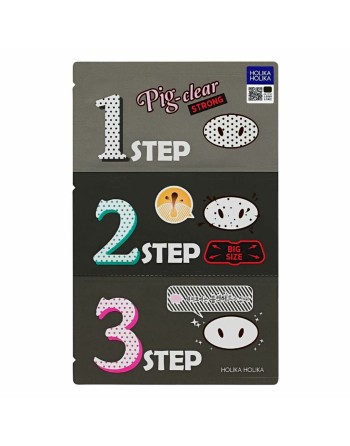 Mascarilla Facial Peel Off Holika Holika Pig-clear Strong 3 Step