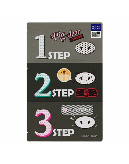 Ansigtsmaske Peel Off Holika Holika Pig-clear Strong 3 Step