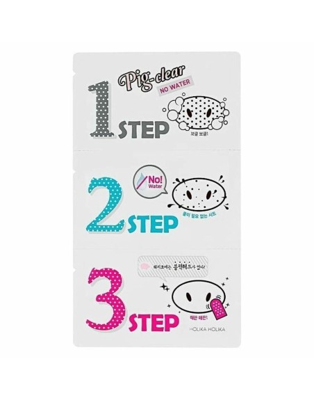 Ansigtsmaske Peel Off Holika Holika Pig-clear No Water3 Step