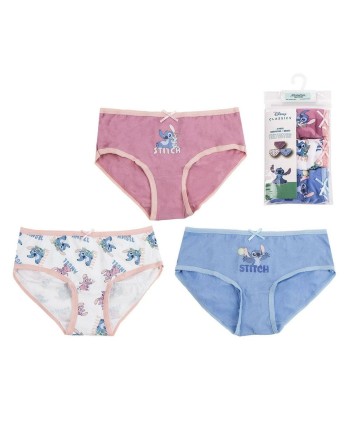 Confezione di Slip da Bambina Stitch Multicolore