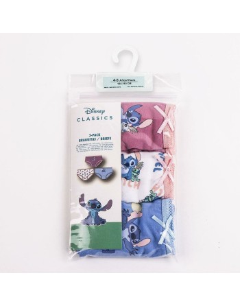 Confezione di Slip da Bambina Stitch Multicolore