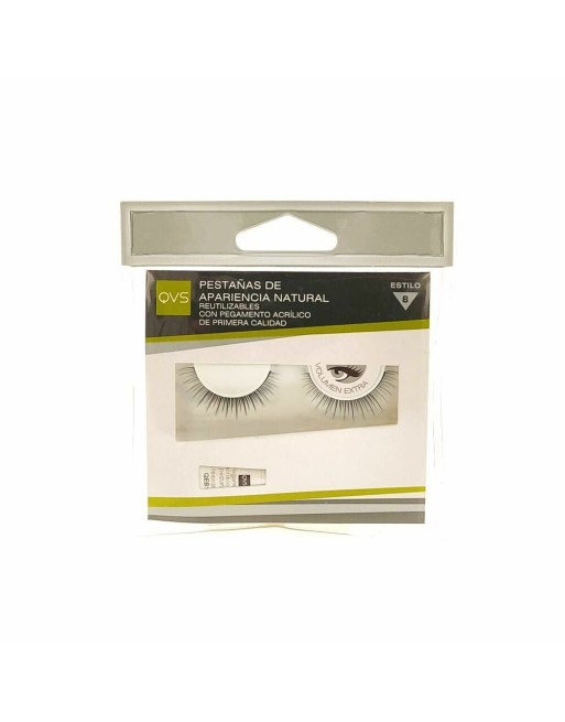 False Eyelashes QVS Natural Estilo8
