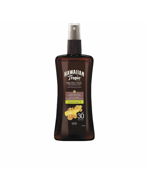 Aceite Solar Hawaiian Tropic Coconut Argan Spf 30 Coco Argán 200 ml