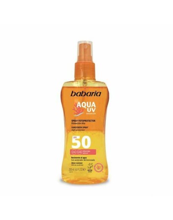 Protector Solar Corporal en Spray Babaria Solar Aqua UV Spf 50 (200 ml)