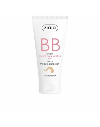 Hydrating Cream with Colour Ziaja Bb Cream Natural Spf 15 50 ml