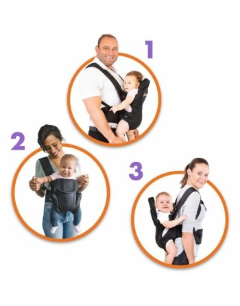 Babybærer rygsæk Dreambaby MANHATTAN 15 kg Sort + 3 år Alle aldre