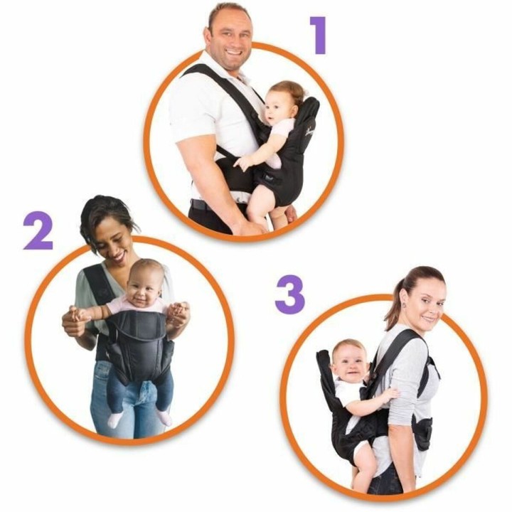 Babybærer rygsæk Dreambaby MANHATTAN 15 kg Sort + 3 år Alle aldre