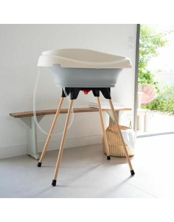 Wickelkommode 2 in 1 Badewanne Hellblau