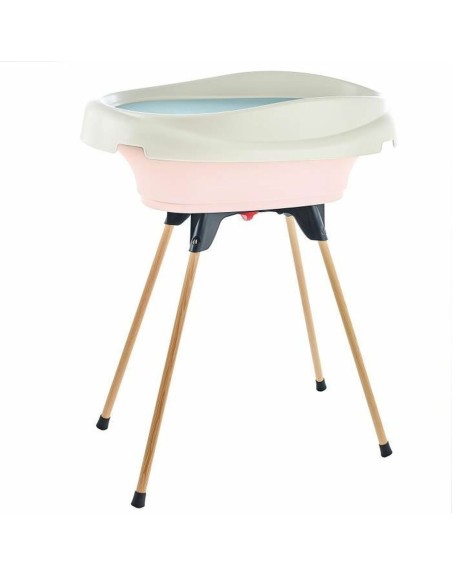 Wickelkommode 2 in 1 Badewanne Rosa