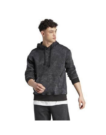 Sudadera con Capucha Hombre Adidas IJ6929 Negro