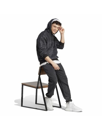 Sudadera con Capucha Hombre Adidas IJ6929 Negro