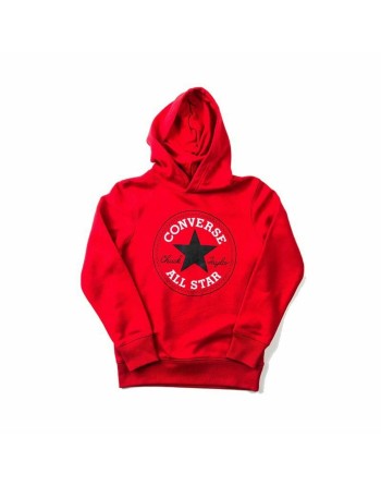 Jungen Sweater ohne Kapuze Converse 9CC858 U10 Rot