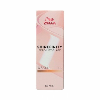 Dauerhafte Coloration Wella Shinefinity color Nº 07/34 (60 ml)