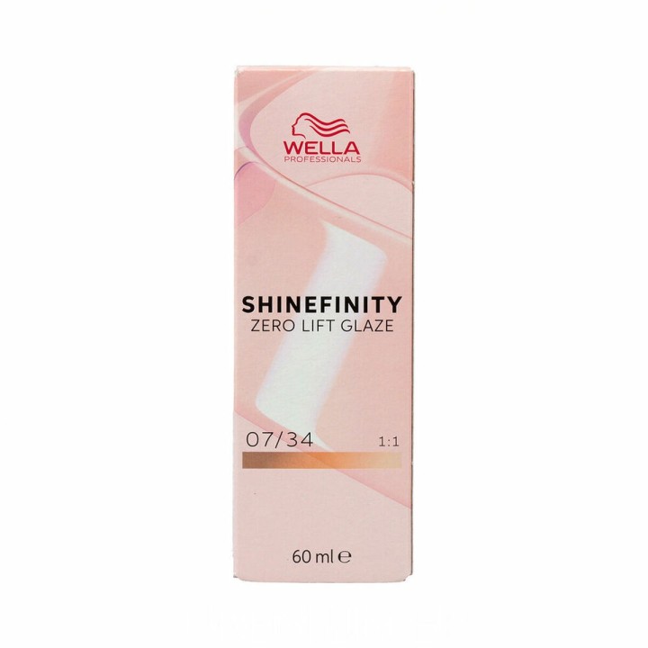 Dauerhafte Coloration Wella Shinefinity color Nº 07/34 (60 ml)