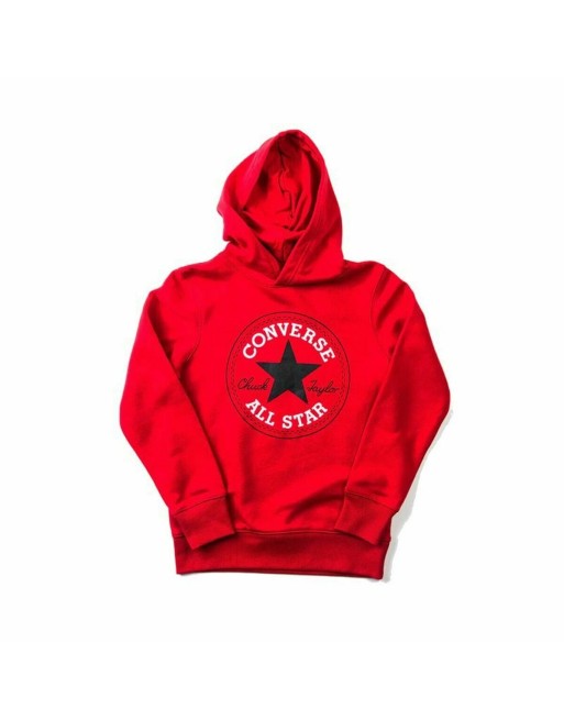 Jungen Sweater ohne Kapuze Converse 9CC858 U10 Rot