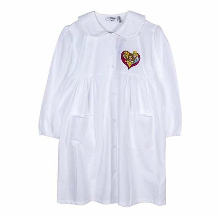 Grembiule Scuola Princess Bianco