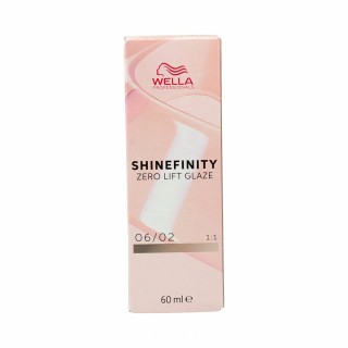 Tintura Permanente Wella Shinefinity color Nº 06/02 60 ml (60 ml)