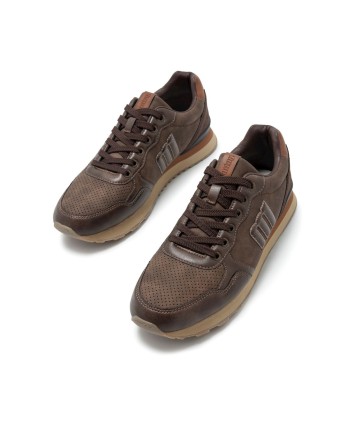 Chaussures casual homme Mustang Flore Chocolate Lauda 84755 C56227 Marron
