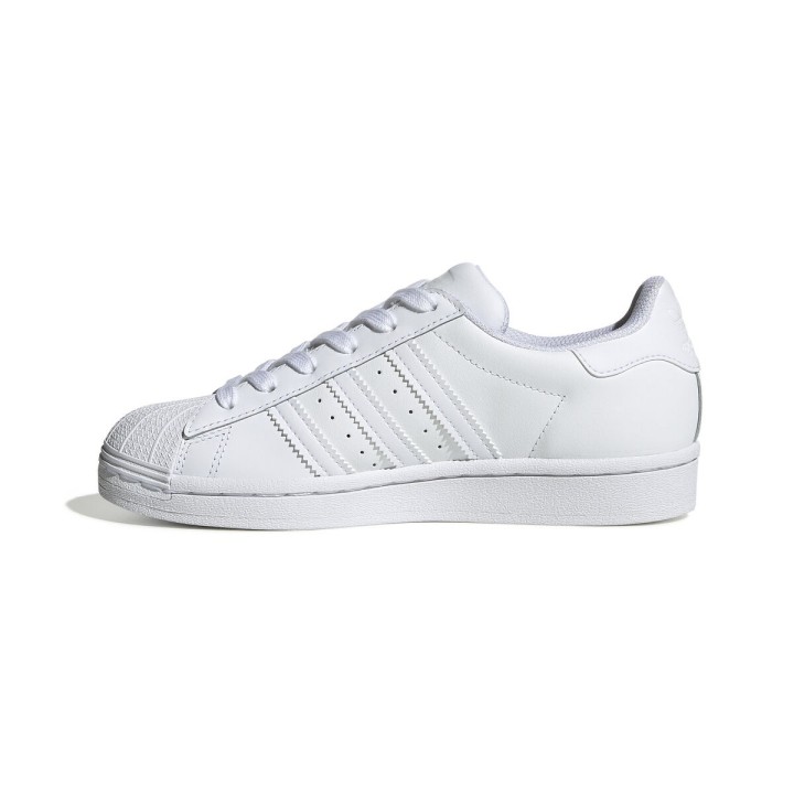 Scarpe da Tennis Casual Adidas SUPERSTAR J EF5399 Bianco
