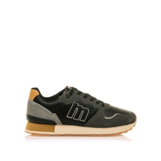 Herre sneakers Mustang Sady Pewter Abatany 84427 C56414 Sort