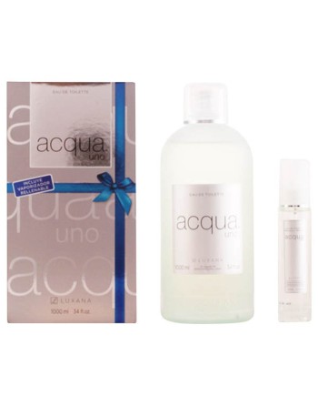 Cofanetto Profumo Donna Acqua Uno Luxana (2 pcs)