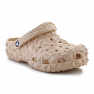 Træsko Crocs Classic Geometric Clog Beige