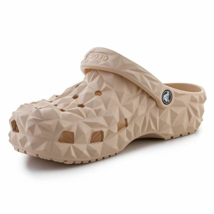 Træsko Crocs Classic Geometric Clog Beige