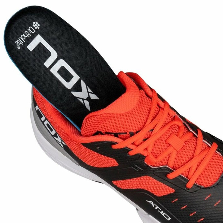 Zapatillas de Running para Adultos Nox AT10 Pro Negro Rojo