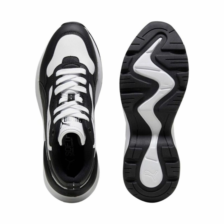 Scarpe Casual da Donna Puma Cilia Wedge Bianco Nero