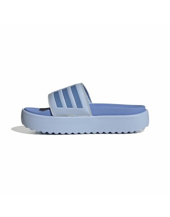 Swimming Pool Slippers Adidas Adilette Platform Blue