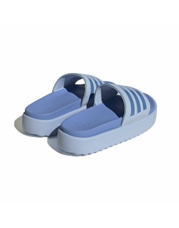 Tongs de Piscine Adidas Adilette Platform Bleu