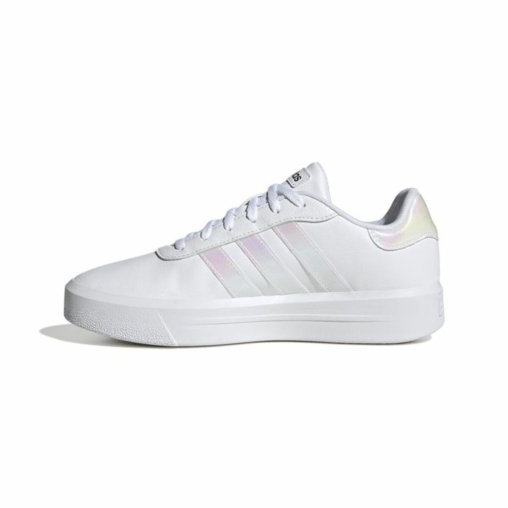 Laufschuhe für Damen Adidas Court Platform Weiß