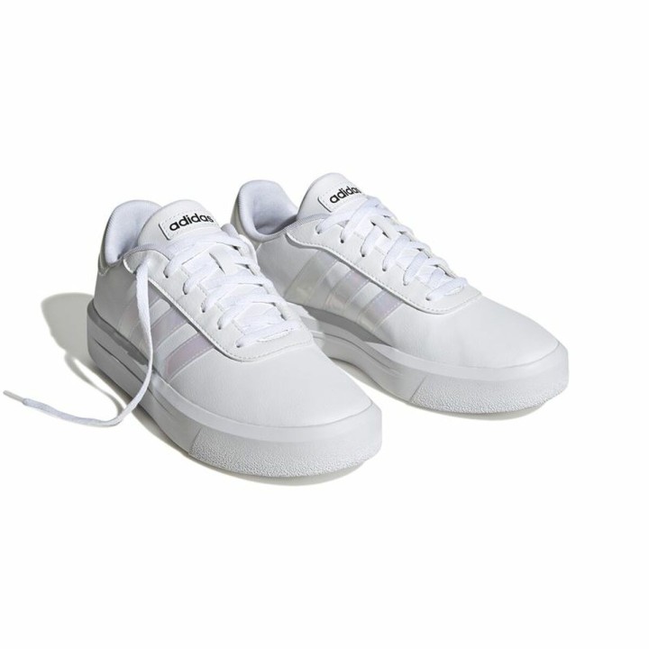Laufschuhe für Damen Adidas Court Platform Weiß