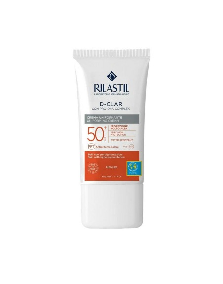 Anti-Sonnenfleckenfluid Rilastil Sun System D-Clar Spf 50+ Medium (40 ml)