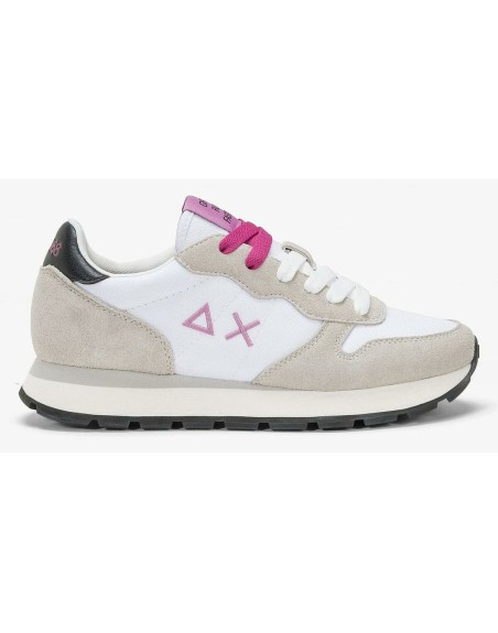 Zapatillas Casual de Mujer SUN68 ALLY SOLID NYLON Z44201 01 Blanco