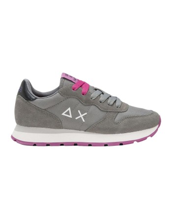 Kvinde Casual Sneakers SUN68 ALLY SOLID NYLON Z44201 Grå