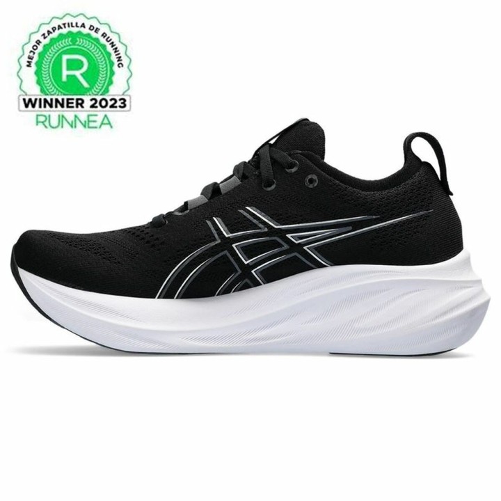 Laufschuhe für Damen Asics Gel-Nimbus 26 Schwarz Grau
