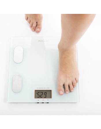Digital badevægt Dcook Gallery Hvid Plastik (6 enheder)
