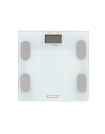 Bilancia Digitale da Bagno Dcook Gallery Bianco Plastica (6 Unità)