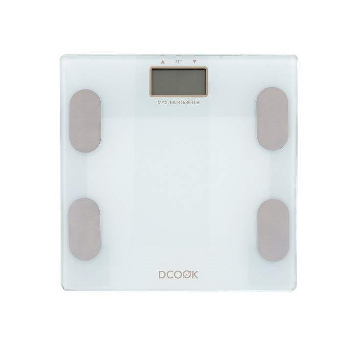 Bilancia Digitale da Bagno Dcook Gallery Bianco Plastica (6 Unità)