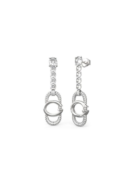 Ladies' Earrings Guess JUBE04507JWRHT-U Silver