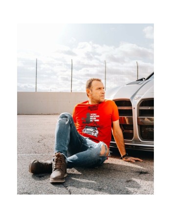 Maglia a Maniche Corte Uomo RADIKAL YOU NEVER RUN ALONE Rosso M