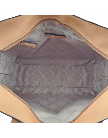 Sac-à-main Femme Michael Kors Leida Marron 40 x 28 x 11 cm