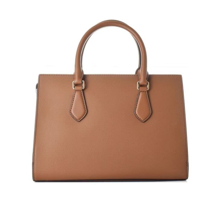 Borsa Donna Michael Kors Sheila Marrone 30 x 22 x 9 cm