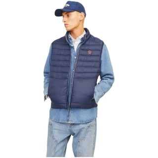 Steppweste für Männer Jack & Jones JJESPRINT BODYWARMER COLLAR NOOS 12258457 Marineblau
