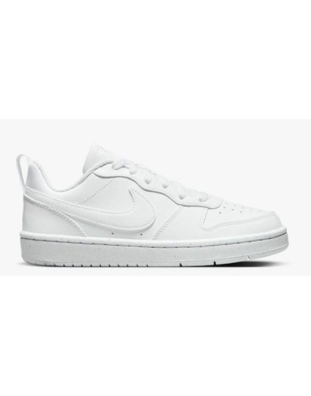 Scarpe da Tennis Casual Bambino Nike COURT BOROUGH LOW RECRAFT BG DV5456 106 Bianco