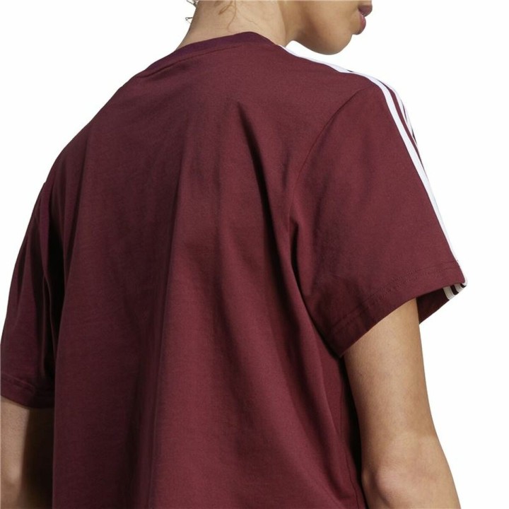 Kortærmet T-shirt til Kvinder Adidas 3S Cr Brun
