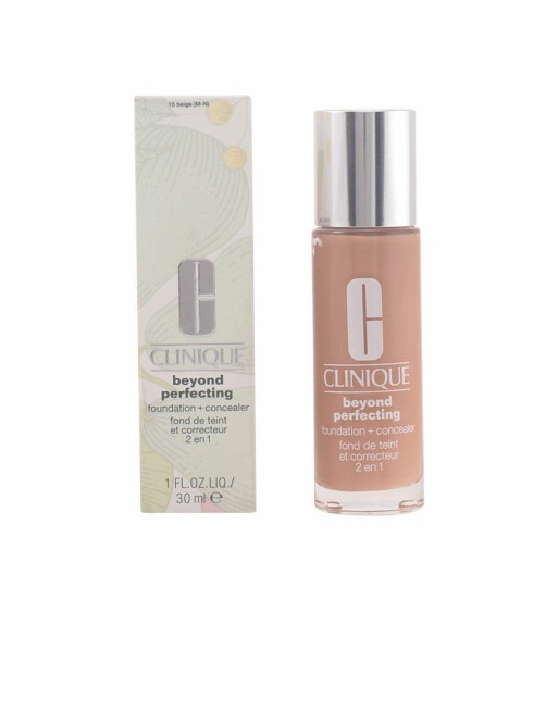 Flydende makeup foundation Clinique Beyond Perfecting 2-i-1 15-beige (30 ml)